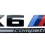 Эмблема BMW X6M Competition