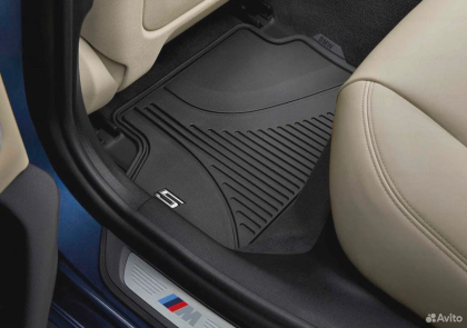 Коврики салона задние BMW 5 G30 / G31 / F90 Низкий Борт