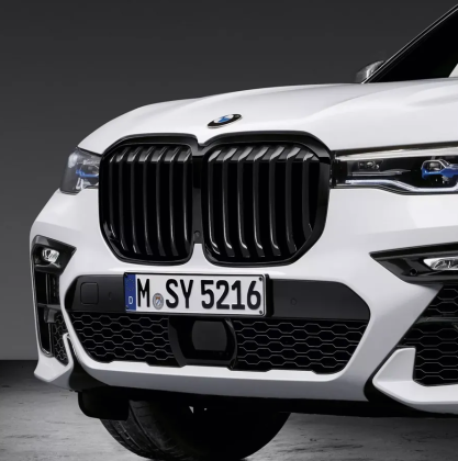 Черные решетки радиатора BMW X7 G07 Shadow Line