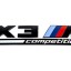 Эмблема черная BMW X3M COMPETITION