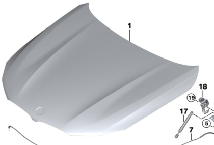 Капот BMW 5 G30